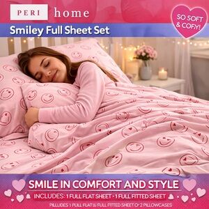 Peri Home Pink Full Sheet Set